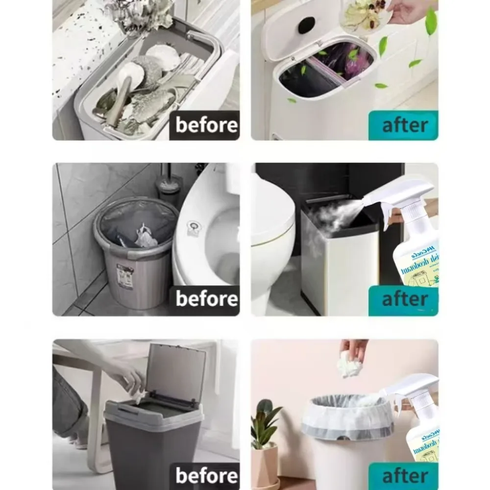 Rubbish Deodorant Kitchen Trash Can Household Garbage Car Interior Freshener Spray Toilet Waste Odor Elimination Cleaning Agent