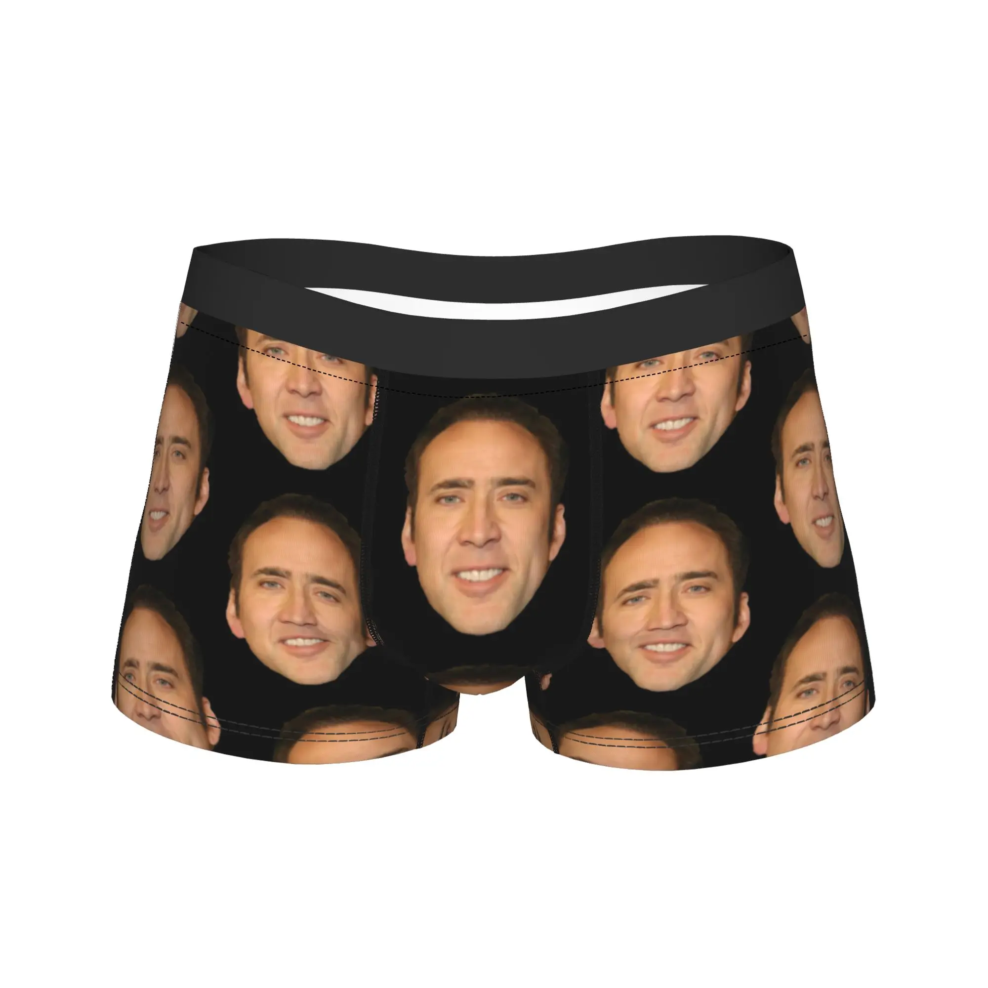 Nicolas Cage Headshot  Accessories Boxers Briefs Novelty Underwear  Boxer Shorts Gag Gift For Men