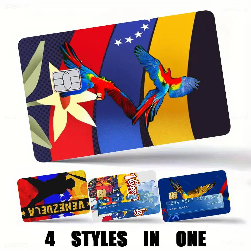 Venezuela esthetic Art-t High Definition Matte PVC Film Tape | For Credit Card, Debit Card Stickers & Gift Decoration