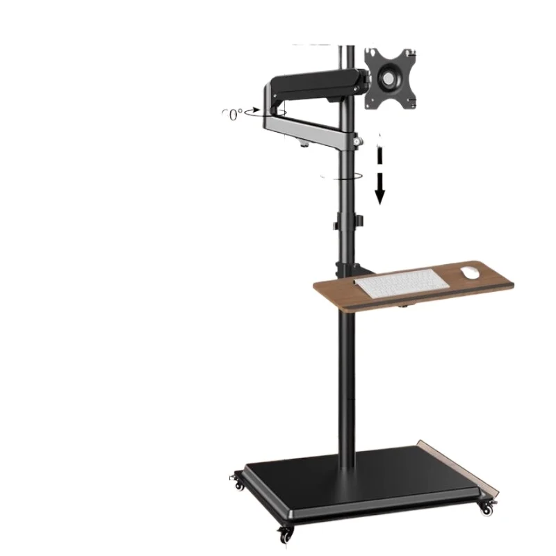 

Floor-mounted mobile ear-picking display bracket