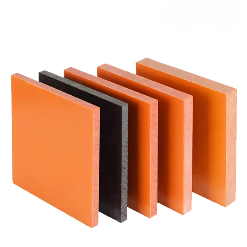 Imagem -02 - Placa de Baquelite Espessa Laranja Placa de Resina Fenólica Isolante Folhas de Baquelite Antiestática Resistência a Altas Temperaturas 120 mm