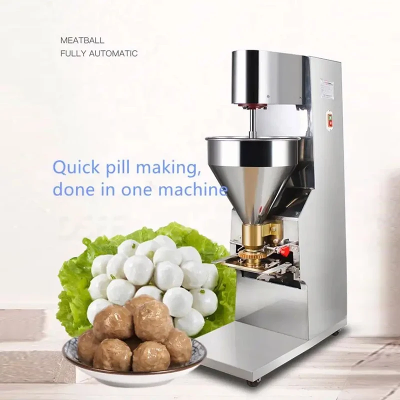 New Automatic Large Output Rice-Meat Dumplings Forming Machine Small Multi-Function Fish Meatball Machine