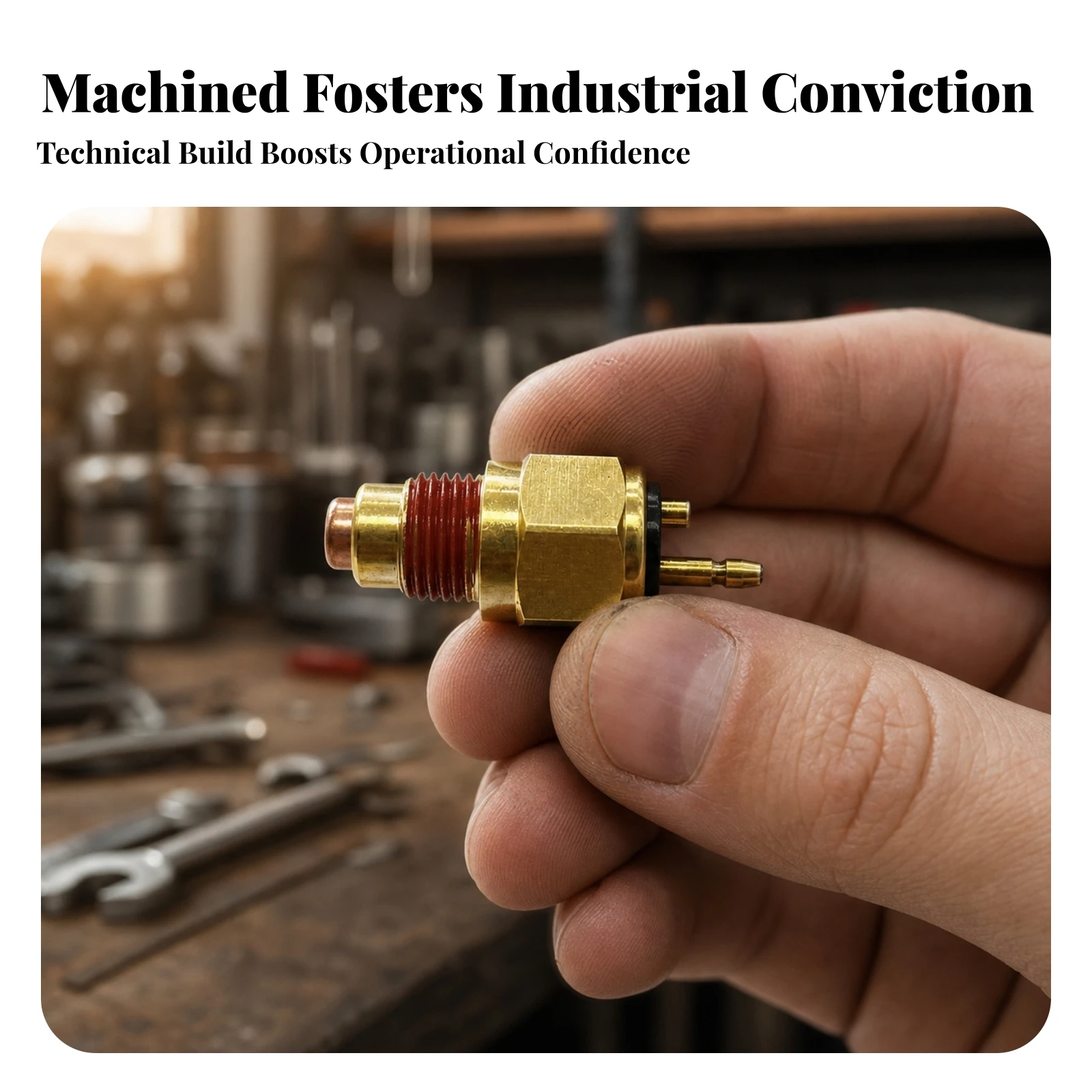 Electrical Sensor Compact Threaded Sensor Component for Mechanics, Construction Machinery, Engine Service