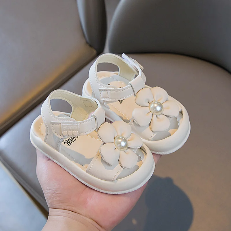 Girls' Sandals Girls' New Summer Princess Baotou Non Slip Children's Shoes Baby Shoes Soft Sole Prewalker Kids Sandals Utune