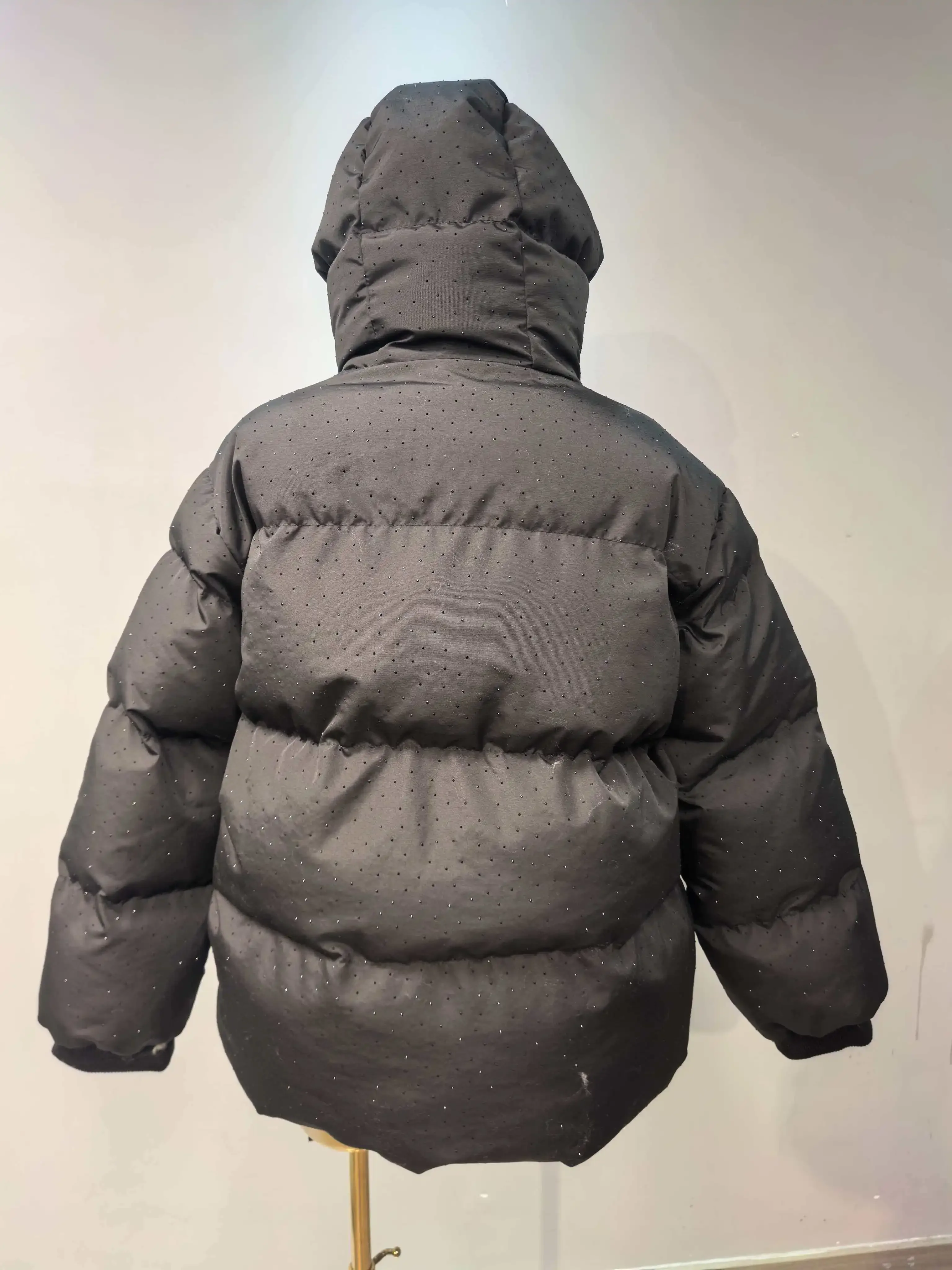Puffer Padded Cotton Jacket Harajuku Warm Thicken Coat Vintage Zip Up Outerwear Casual Streetwear Y2k Outfit Women's Winter Coat