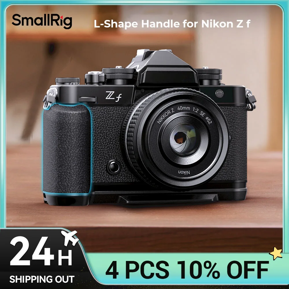 SmallRig Z f L-образная ручка для Nikon Z f с силиконовой рукояткой, легкий портативный костюм для штативов Arca-типа 4262