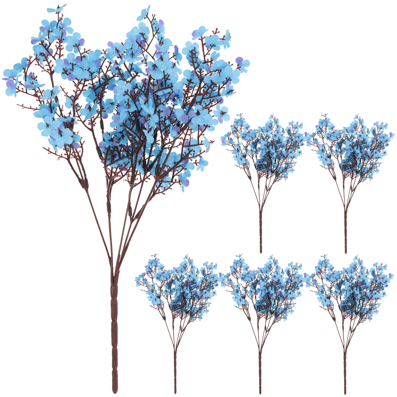 

6Pcs Real Touch Gypsophila Artificial Flowers Lifelike Home Wedding Party Decoration Artificial Flowers Centerpieces for Tables