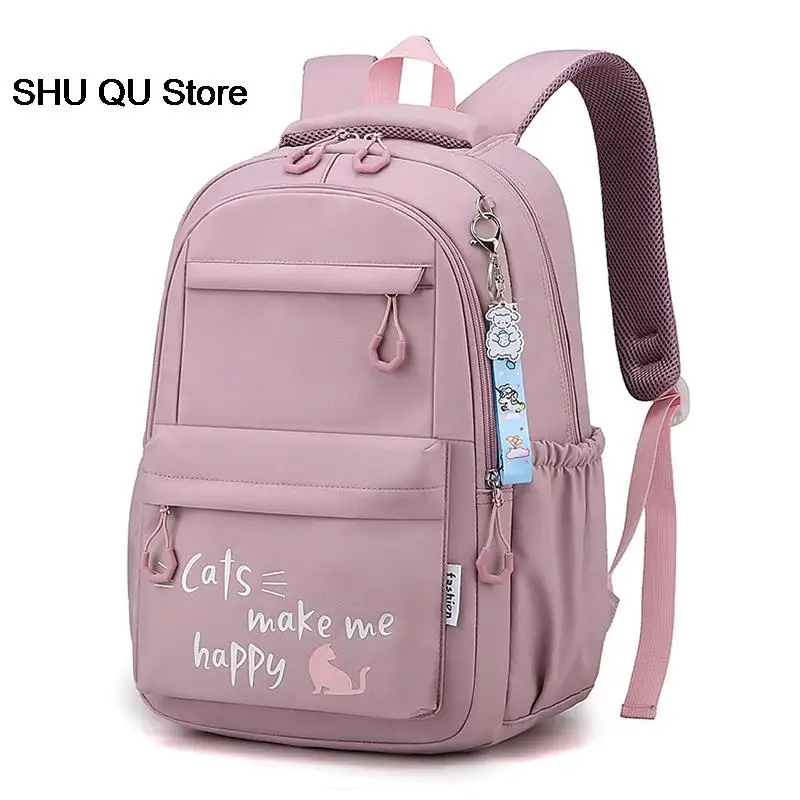 Милый школьный рюкзак для девочек, Портативные водонепроницаемые ранцы для подростков и студентов колледжа, Большая Дорожная сумка на плечо