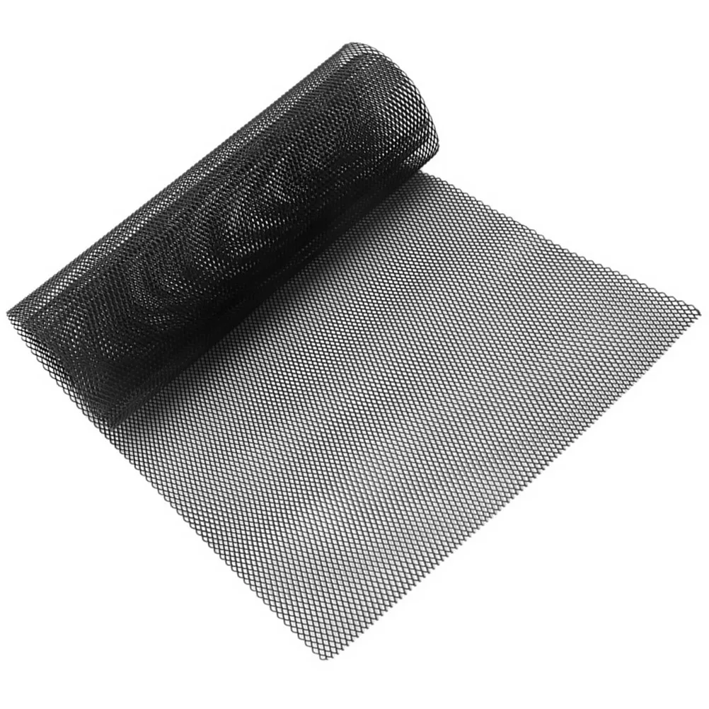 Aluminum Alloy Grille Mesh for Car Front Bumper Hood Vent Body Kit Black Soft Yet Sturdy Debris Protection Radiator Guard