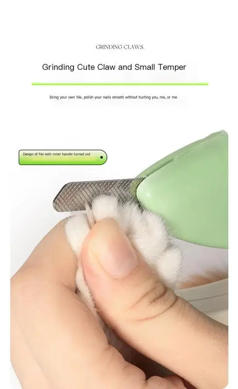 Cat Nail Clipper LED Pet Toes Cutter Scissor Dog Nail Trimmer Cat Claw Clipper Scissor Pet Grooming Tool Nail Trimmer For Animal