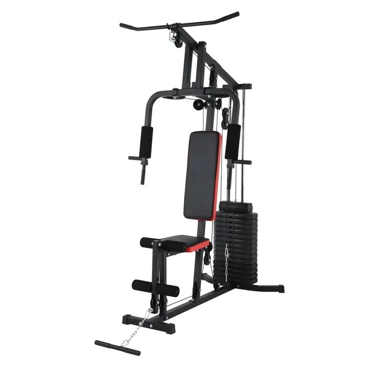 Factory price single stand gantry weight bench strong chest muscle arm strength Smith comprehensive training machine