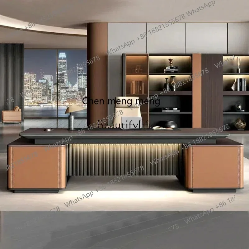 style  Desk boss modern class office simple ss 8617