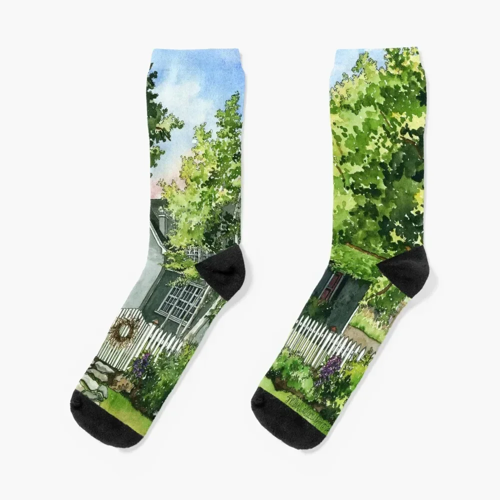 The Red Door Socks floral hiking hockey Socks Women's Men's