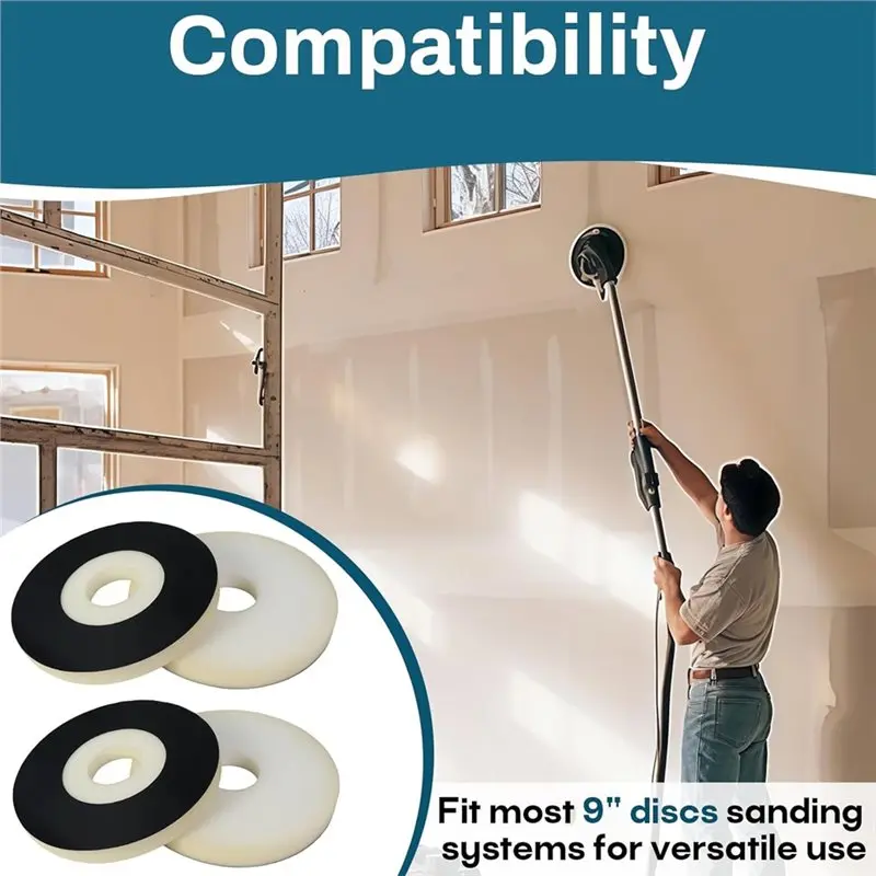 24-Hour Delivery 4-Pack Discs Sanding Backup Pads For Porter Cable 7800 Drywall Sander, Fits Most 9
