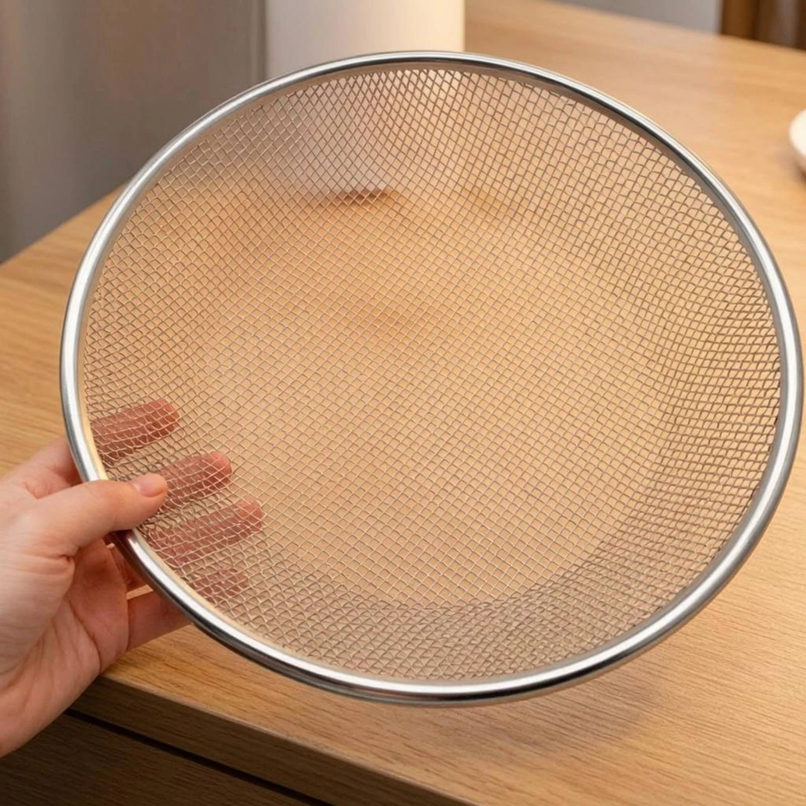 5 Pieces Soil Sifter Round Garden Soil Sieve Sand Sieve Easy to Use Compost Sifter Rust Resistant