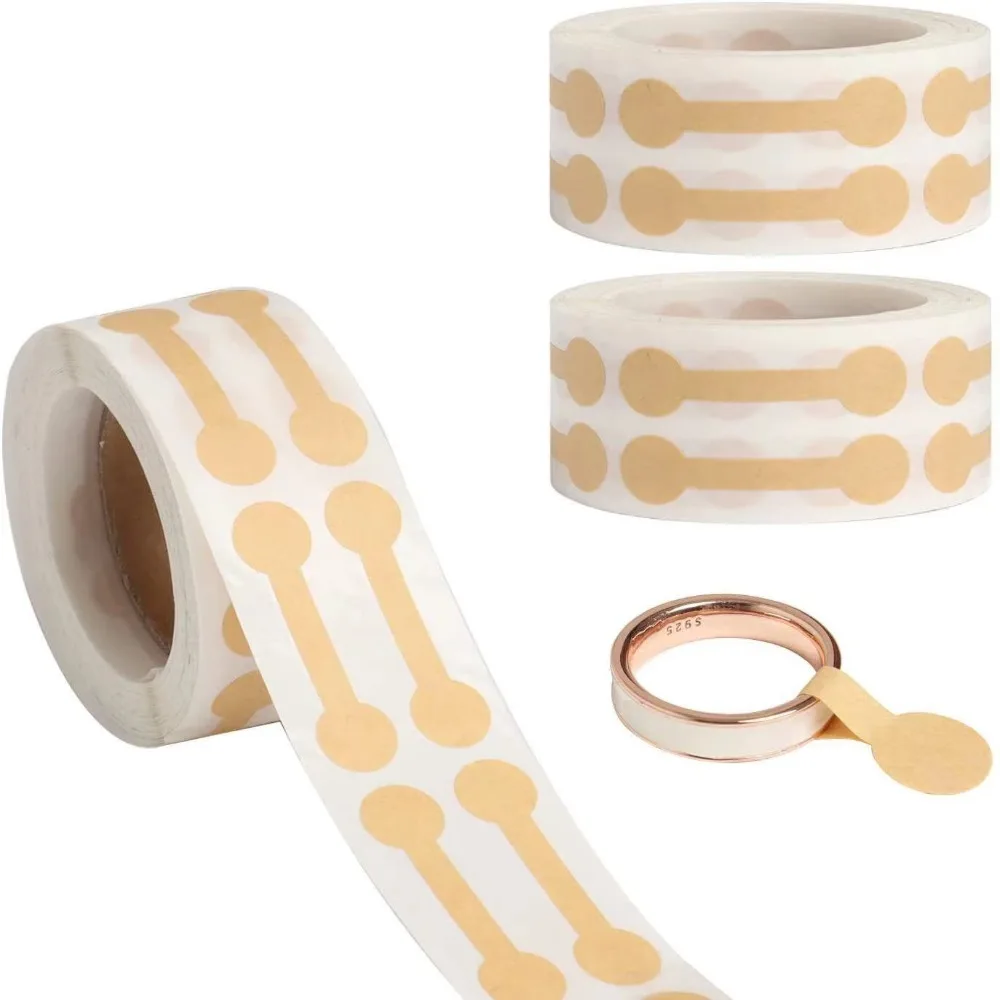 500Pcs/Roll Kraft Paper Jewelry Price Label Stickers Display Tool DlY Tags Hanging Tags Dumbbell Designs Card Paper