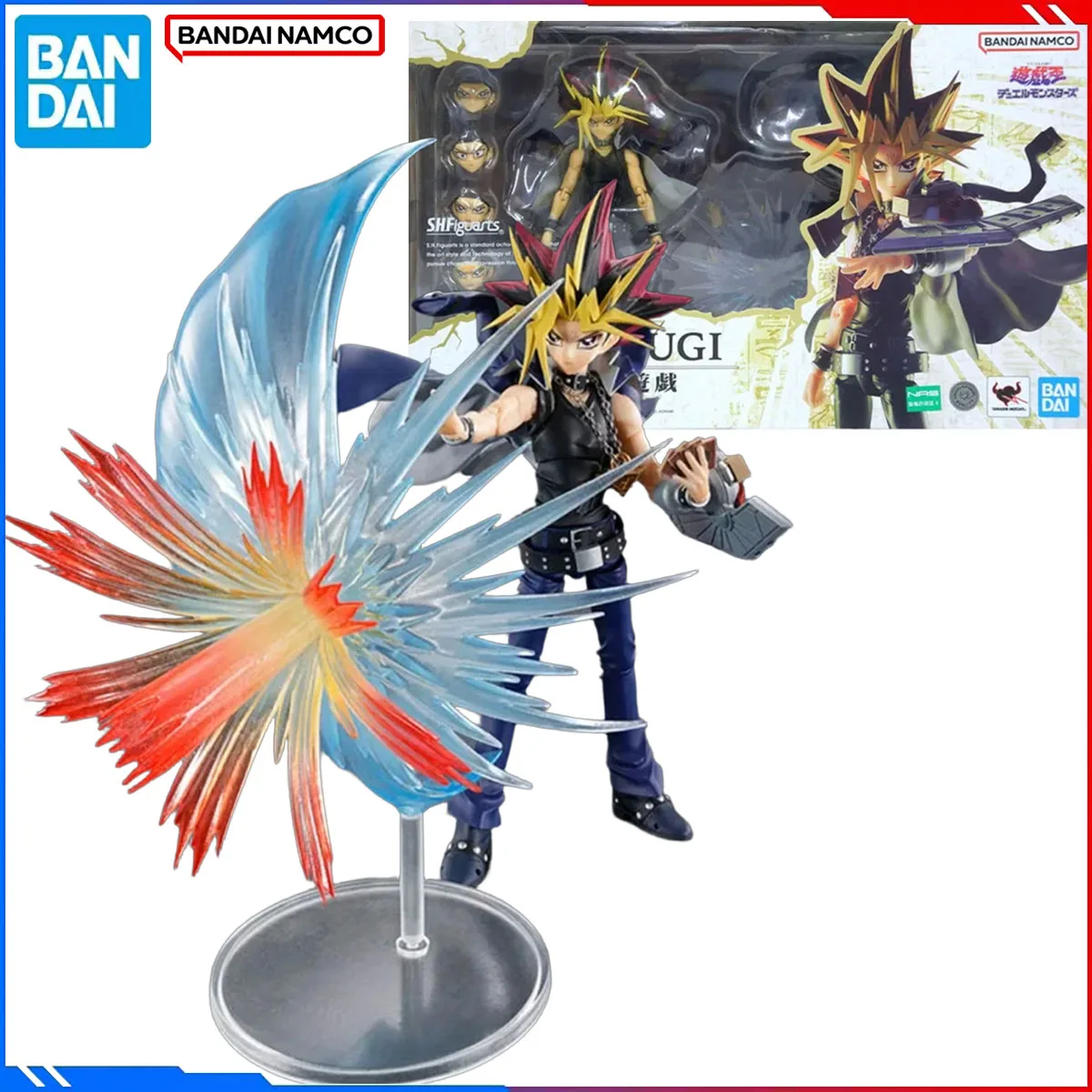 

Оригинальный конструктор Bandai Yu-Gi-Oh! Duel Monsters: Модель аниме-персонажа Ями Юги, сборная фигурка SHF, подарок для мальчиков