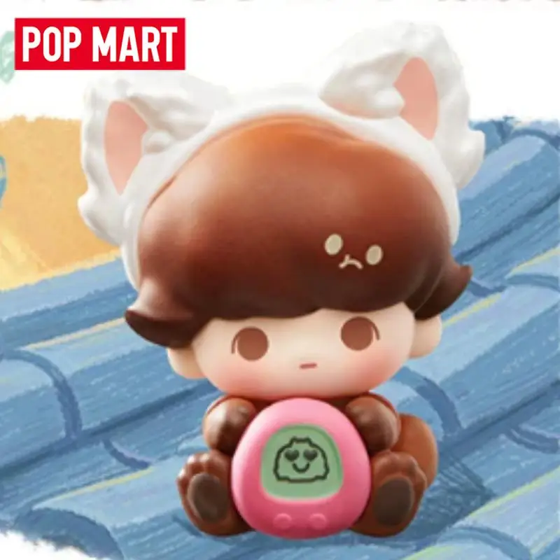 POP MART POP BEAN DIMOO WORLD PIXAR Series Mini Doll Trendy Blind Random Box Toys Mystery Box Guess Bag Action Figure Surprise
