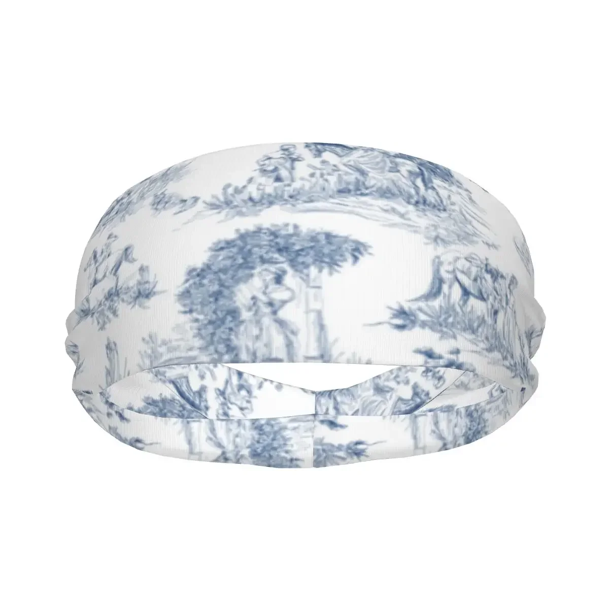 

Toile De Jouy Patterns Elastic Hair Band Yoga Headband Makeup Hair Hoop Headwrap