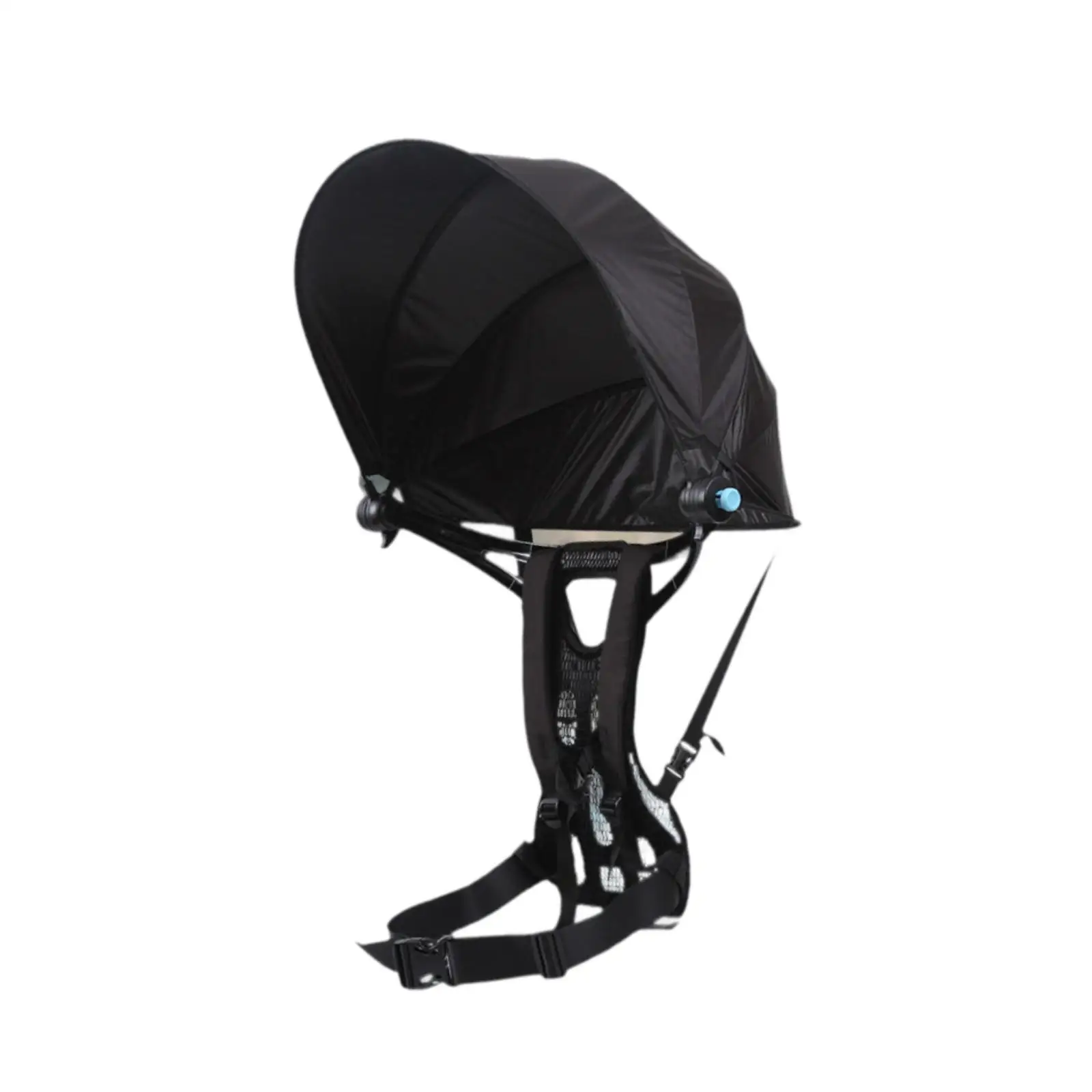 Backpack Strap Umbrella Portable Handsfree Sun Shade Lightweight Rain Umbrella for Hiking Cycling Fieldwork