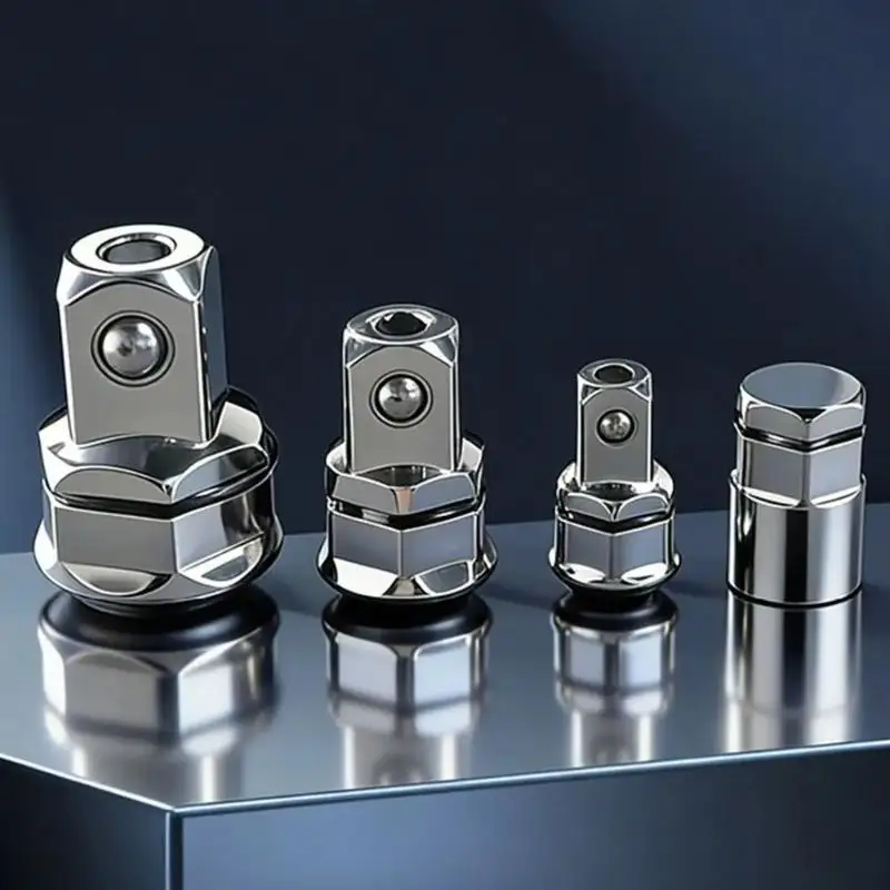 Portable Hexagonal Ratchet Wrench Socket Adapter Lightweight Durable Compact Tool for Travel Emergency Repair Kit