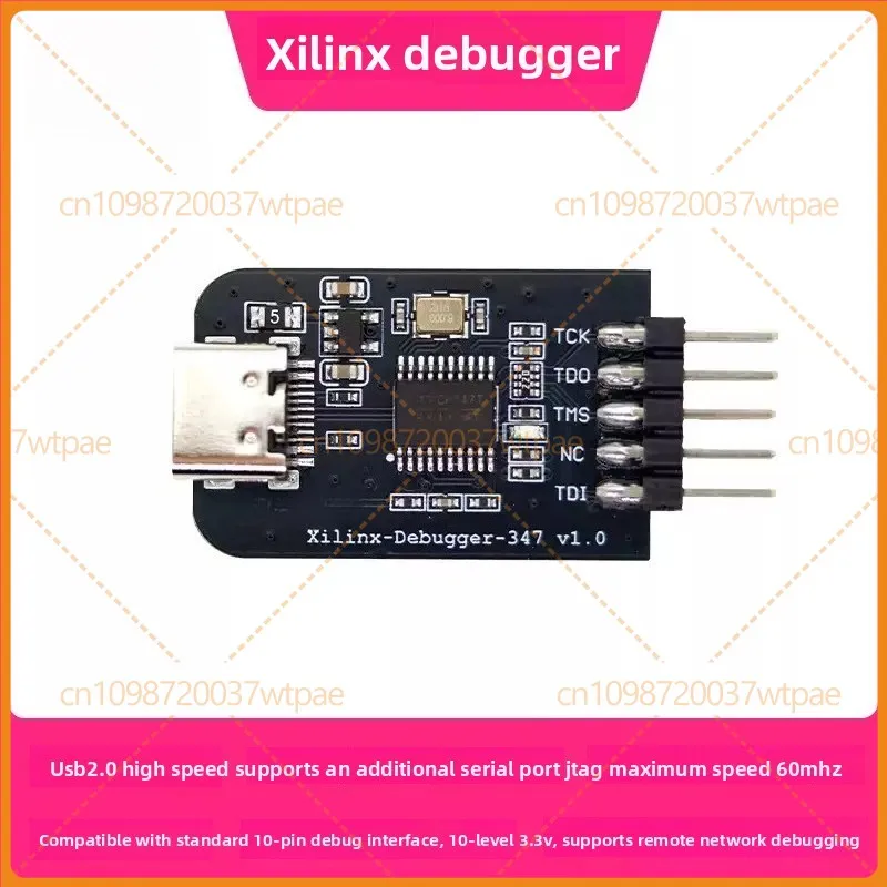 For Xilinx JTAG Debugger Downloader, Compatible With Xilinx FPGA, Vivado & UART Supported