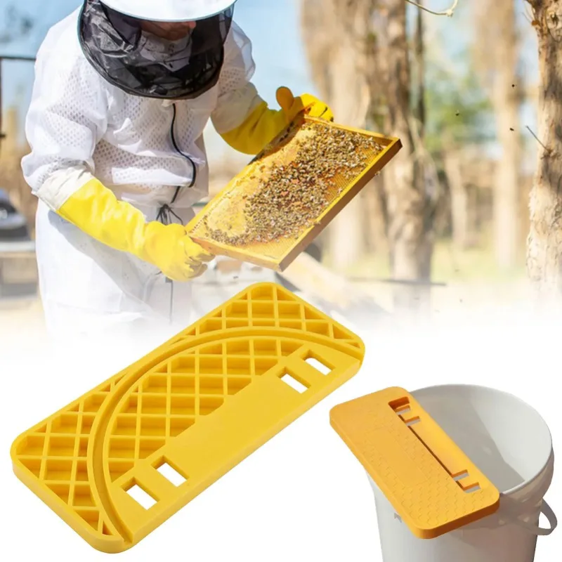 Bee Keeping Tool Support Plate Convenient Beekeeping Comb Capper Plastic Bucket  Nest Frame Buckets Tank Cut Lifter Heavy