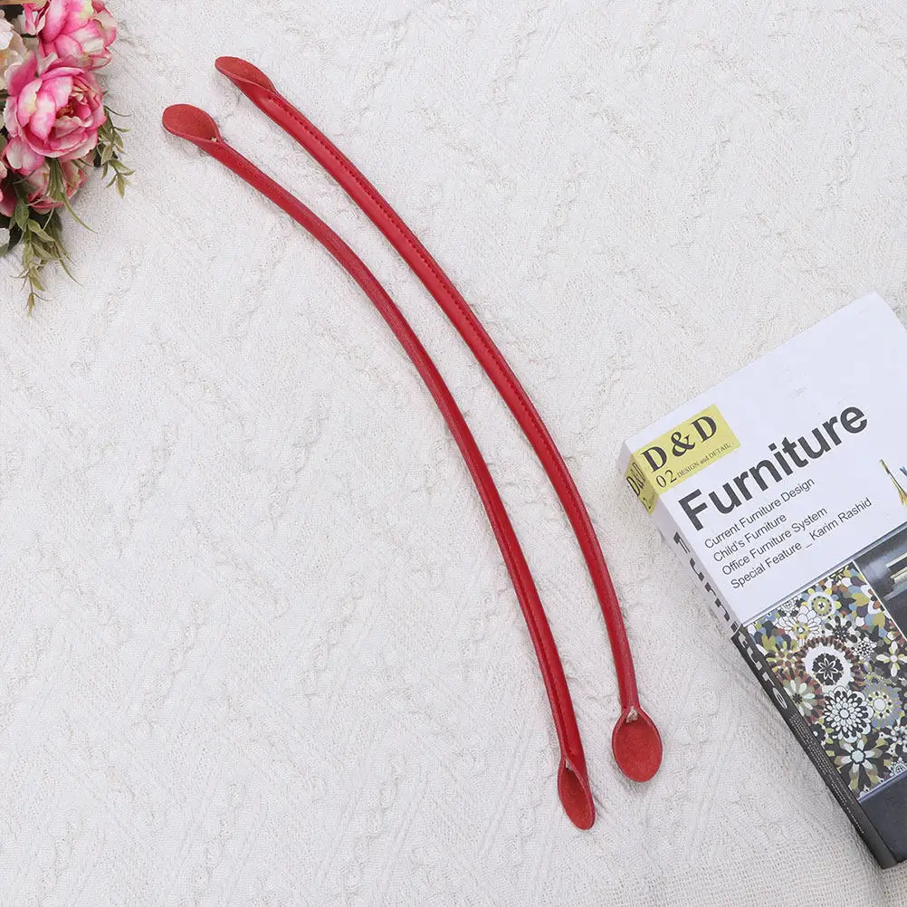 

1Pcs Bright Color Bag Strap Thickened Handle Replacement Sewing Belt for Tote Handbag Small Pouch DIY Accessories Red