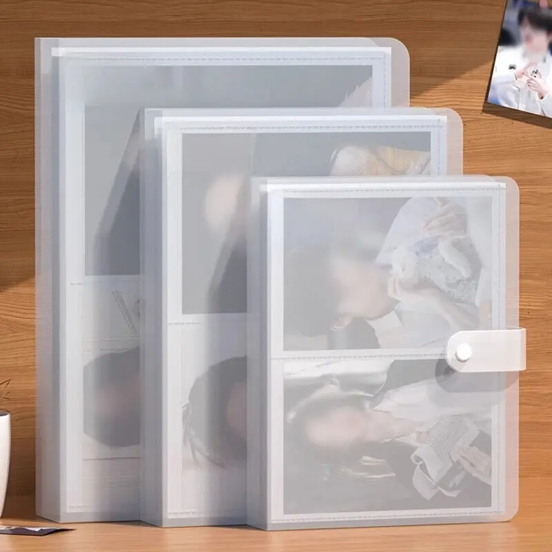 3/5/6/7 Inch Transparent Photo Album Idol Picture Card Holder Postcard Collect Book Scrapbook Photocard Holder Idol Star New