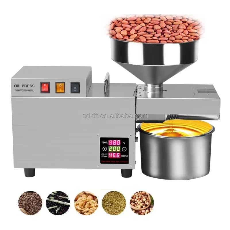 Automatic Oil Press Machine Industrial Oil Pressing Machine Nuts Seeds Oil Presser Pressing Machine