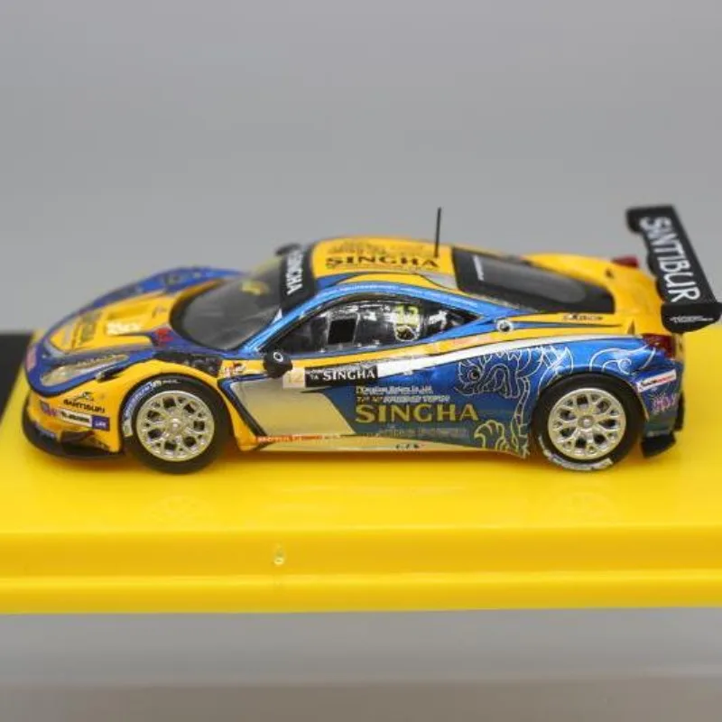

Tarmac Works 1:64 GT3 2016 Asia GT Challenge 458 Italia Simulation Alloy Car Model, Boys' toy, Adult Collectible ornament.