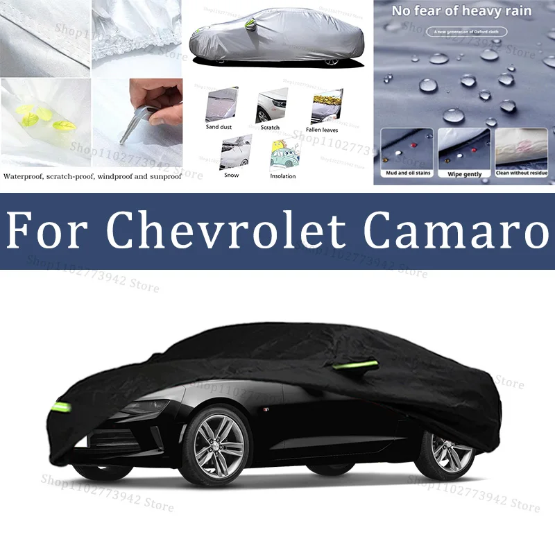 

Car cover For Chevrolet Camaro Full cover Waterproof sun protection cover Scratch resistant cars accessories