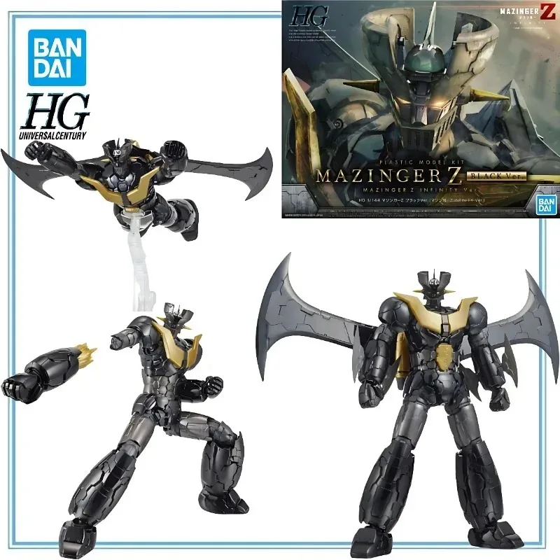 

BANDAI Original in Stock HG 1/144 MAZINGER Z BLACK Ver. INFINITY Assemble Model Kit Anime Cartoon Model Toys Gifts Toys Model
