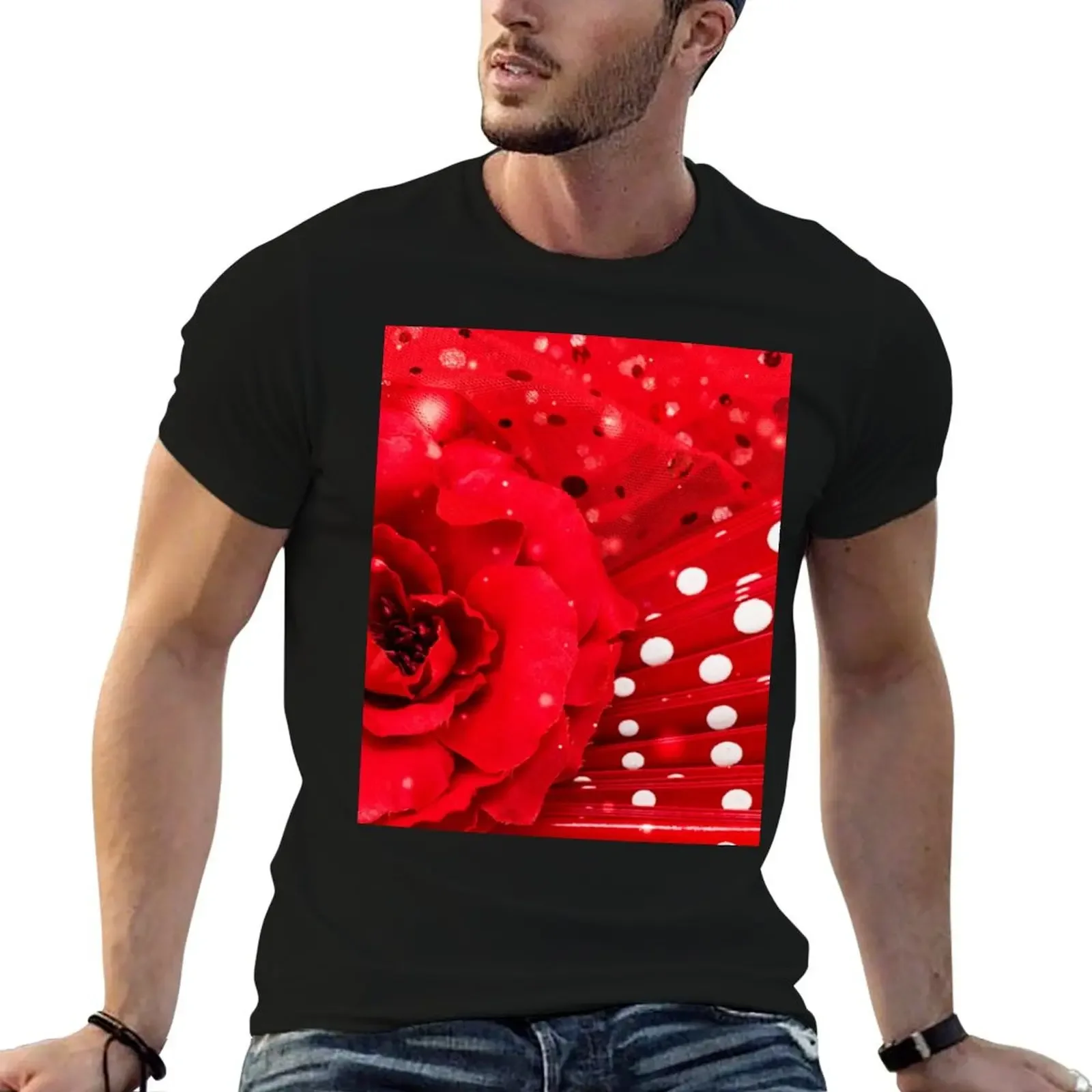 Spanish Flamenco T-Shirt vintage anime shirt street wear boys whites designer shirts Short sleeve tee men