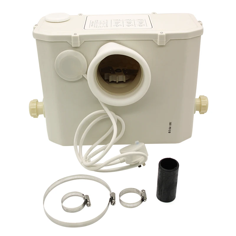 Bomba maceradora sanitaria de 220V y 500W, trituración automática de aguas residuales, baño, inodoro, fregadero, pulverizador eléctrico, dispositivo séptico, elevador de aguas residuales
