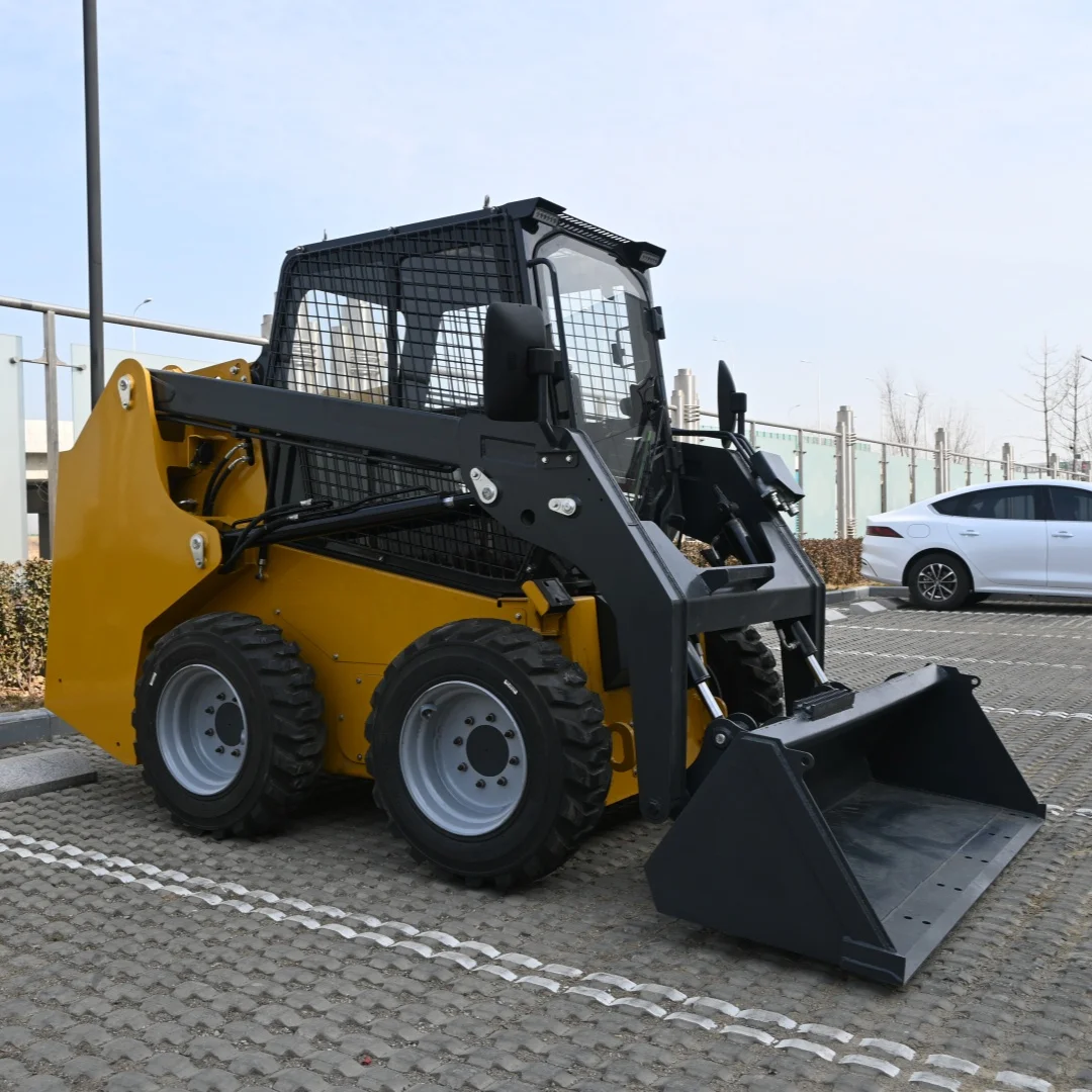 Hydraulic Mini Skid Steer Loader Chinese Manufacturer China Micro Skid Steer Loader With Bucket Attachment