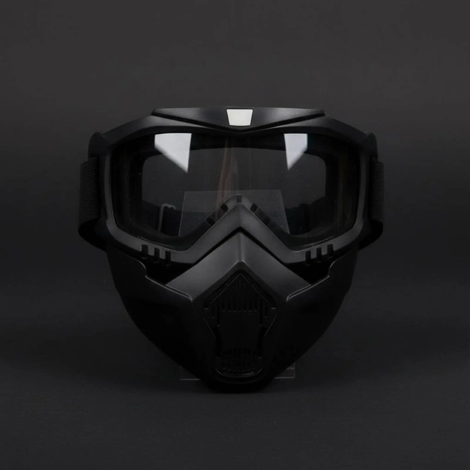 

Motorcycle Eyewear Face Shield Clear Lens Windproof Riding Face Shield Windproof Face Cover Shock Resistant Foam Padding