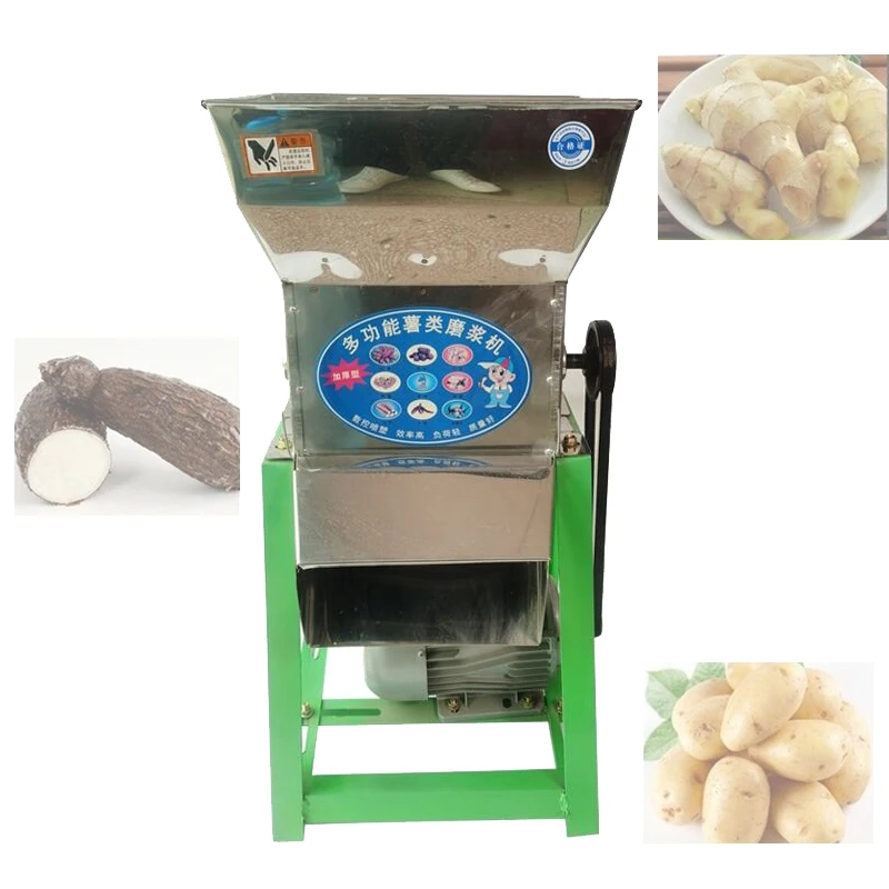 Sweet Potato Grating Root Pulp Separator Machine Pulverizer Mill Cassava Crushing Grinding Machine