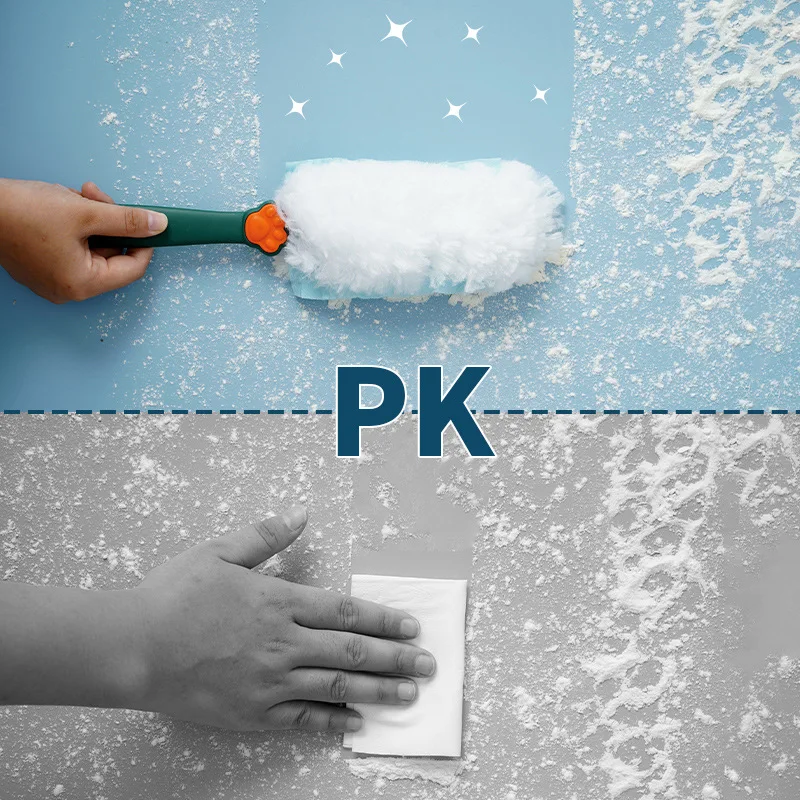 3108 Electrostatic Dusting Duster Household Cleaning Dust-Sweeping Fiber Brush Head Dust-Proof Adsorption