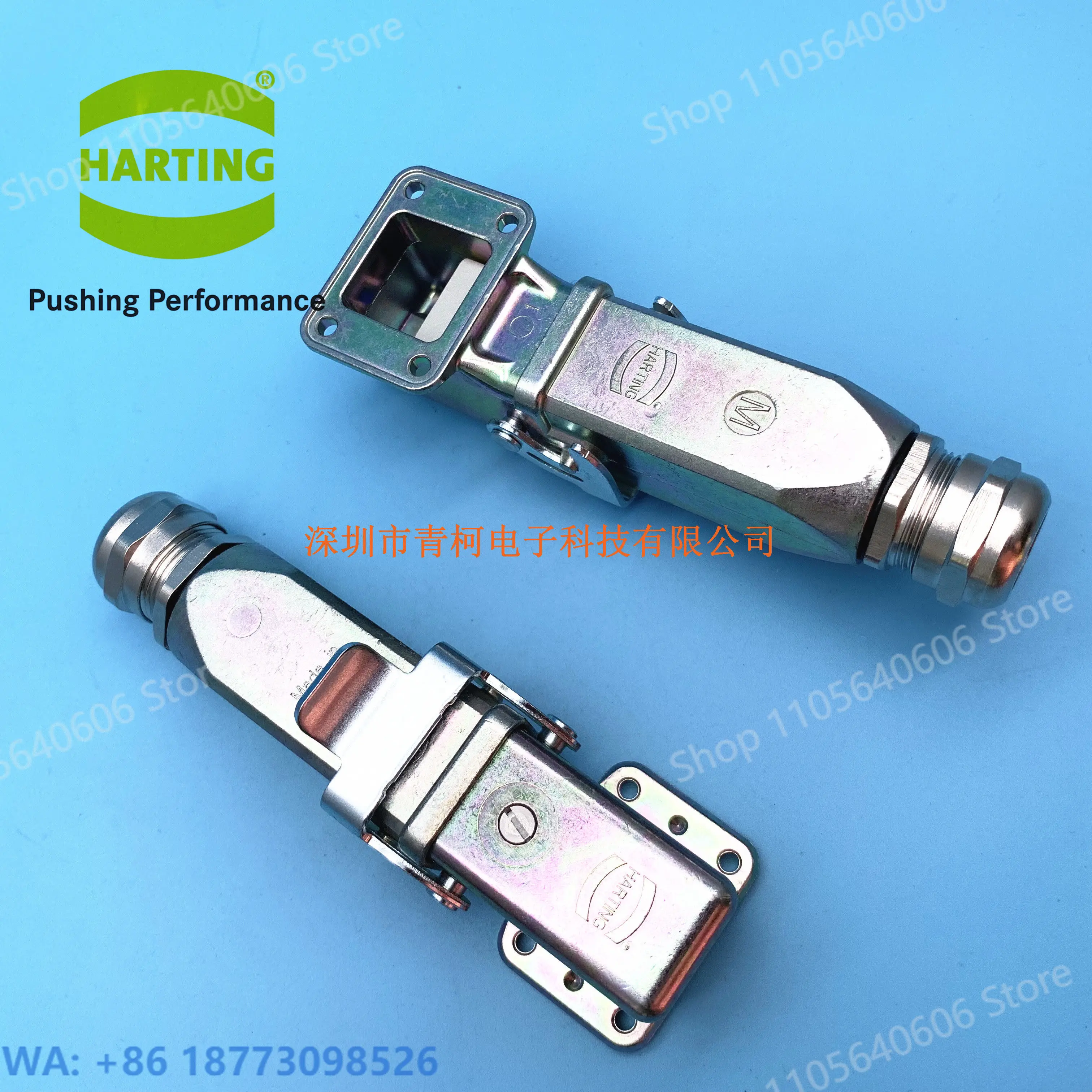 New HARTING Heavy Duty Connector Gear Reducer Air Plug 6 Pins 5 Pins 12 Pins, 1PCS