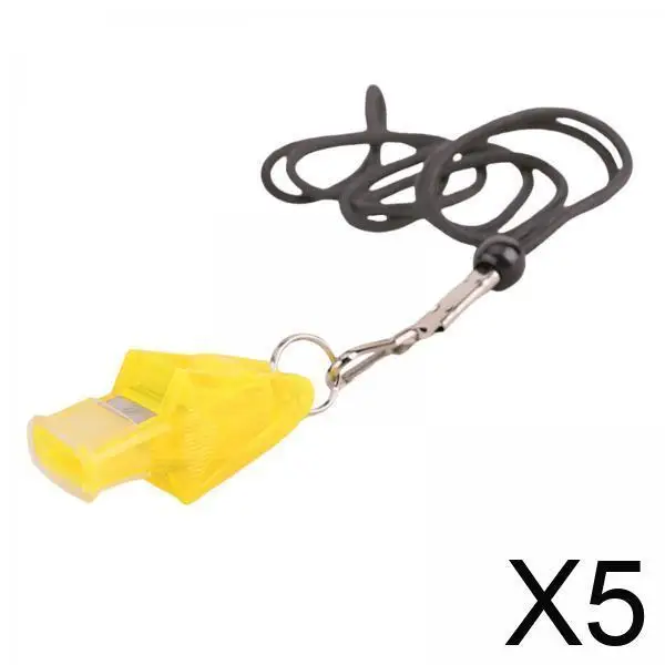 

Professional Adult Sports Whistle with Mouth Grip and Lanyard for Hiking Coaches Football Basketball Use