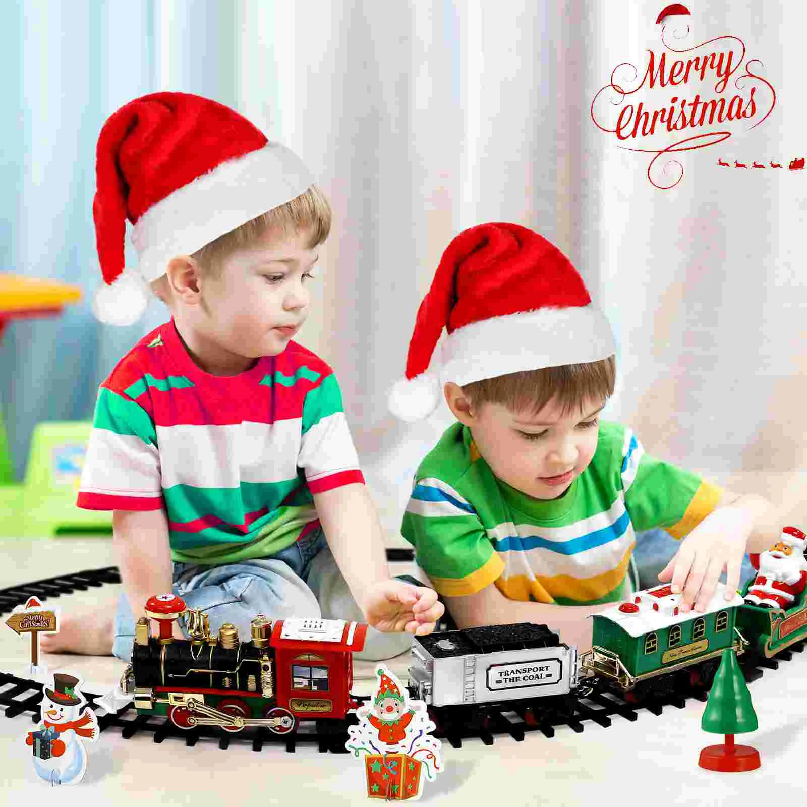 Modelo de tren, juguete, locomotora, motor para árbol de Navidad, juguetes para niños pequeños, calcetines para niños