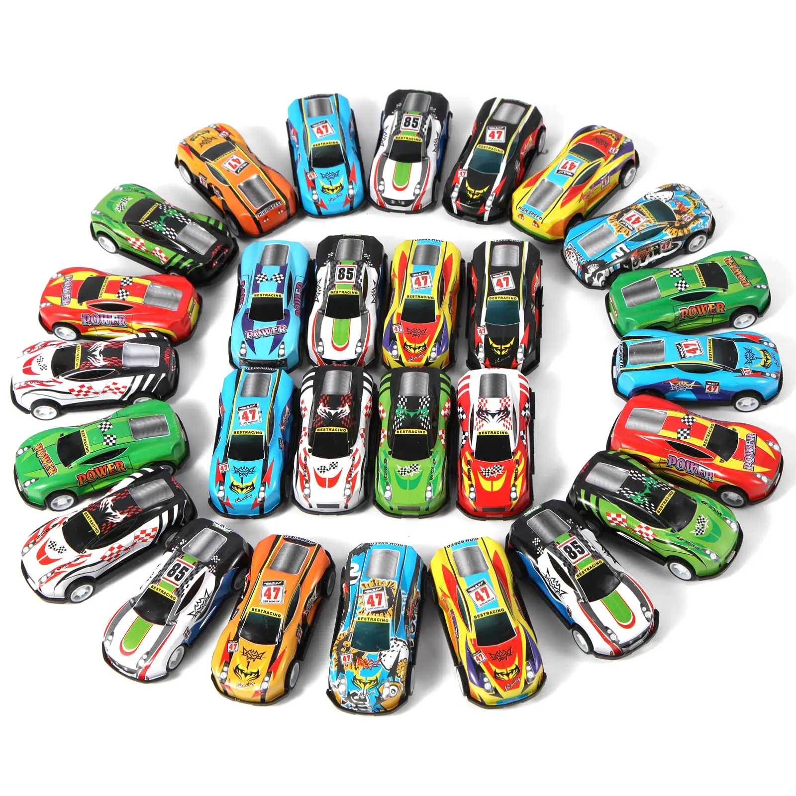 20 Toy Cars, Realistic Racing Cars, Model Toy Cars, Toy Car Set with Storage Box and Map, Children's Gifts, Surprise Birthday Gifts and Party Favors A Surprising Gift