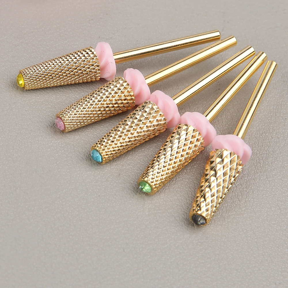 التنغستن الصلب قاطعة المطحنة مسمار لقمة ثقب الكهربائية مانيكير التدريبات باديكير مطحنة بت آلة الملفات مسمار الفن اكسسوارات أداة #6