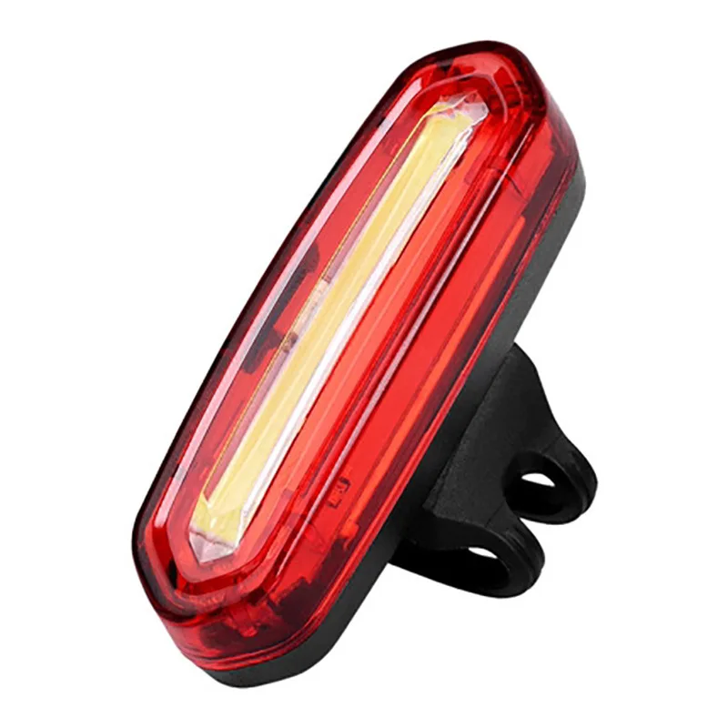 Red Bycycle ライト、チェーン付き Rechargeable-LED-8PCS-RGB-