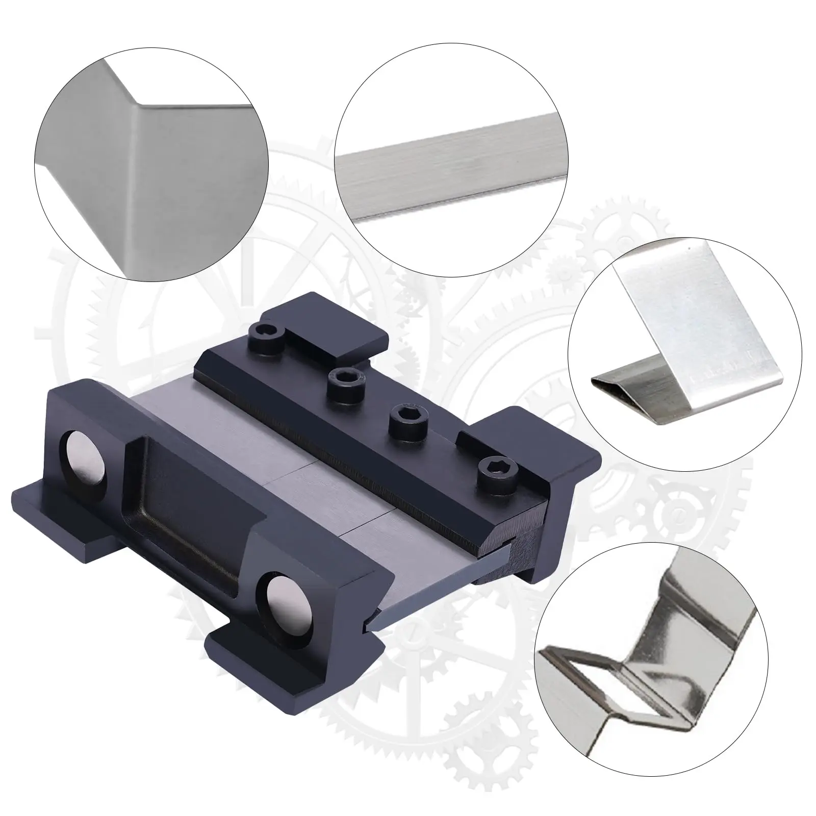 Metal Bender, High-Hardened Cast Steel Bender, Universal Metal Rod Bender for Steel, Brass, Copper, Aluminum (4 Inches)