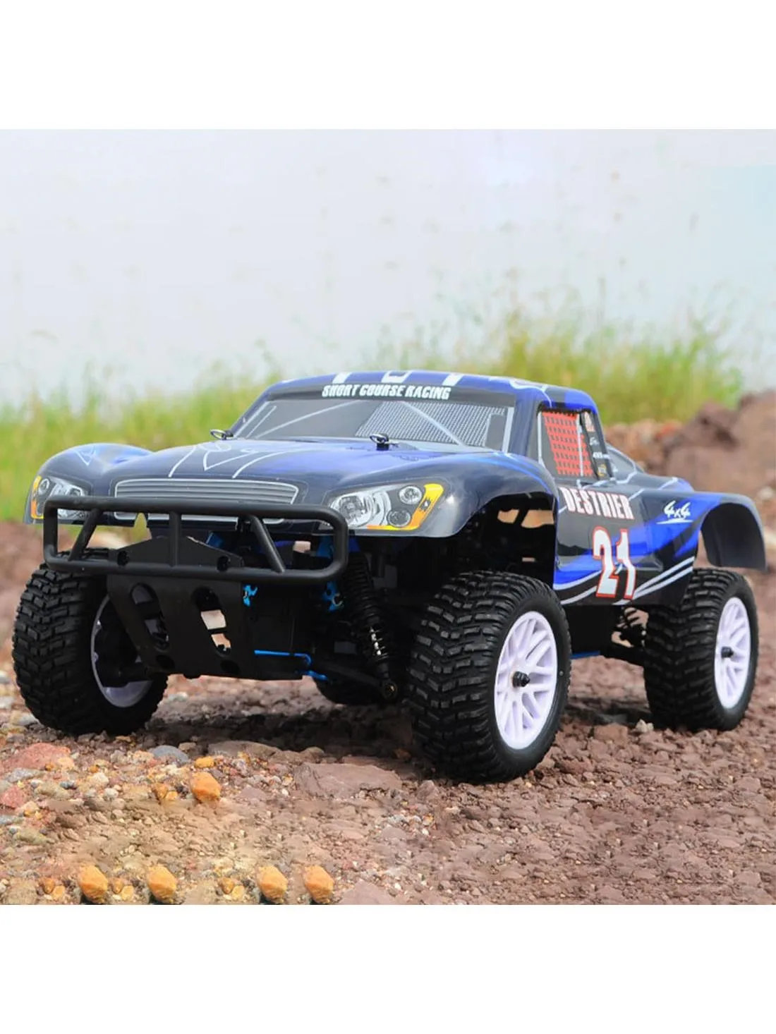 HSP 94155 1:10 4WD voiture de course à court parcours à Double vitesse voiture RC à essence en méthanol (pas besoin d'assemblage)