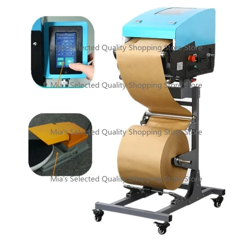 paper protective & cushioning material Recyclable Void Fill packing kraft paper cushion machine