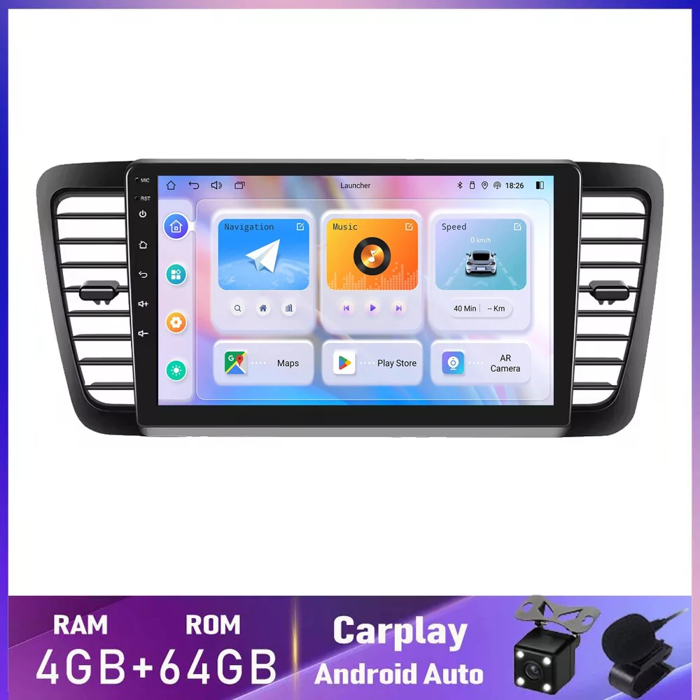 

Android 14 Car Radio For Subaru Outback 3 Legacy 4 2003 - 2009 Multimedia Video Player Navigation GPS 4G Carplay Autoradio