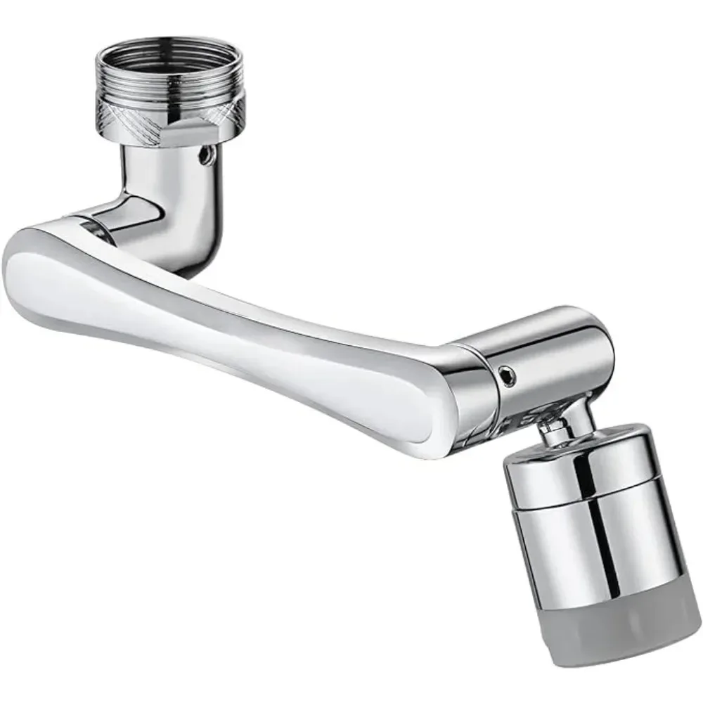 2025 1080° Universal Rotation Faucet Sprayer Head Adaptor Washbasin Faucet Extender Aerator Bubbler Nozzle Kitchen Tap Metal